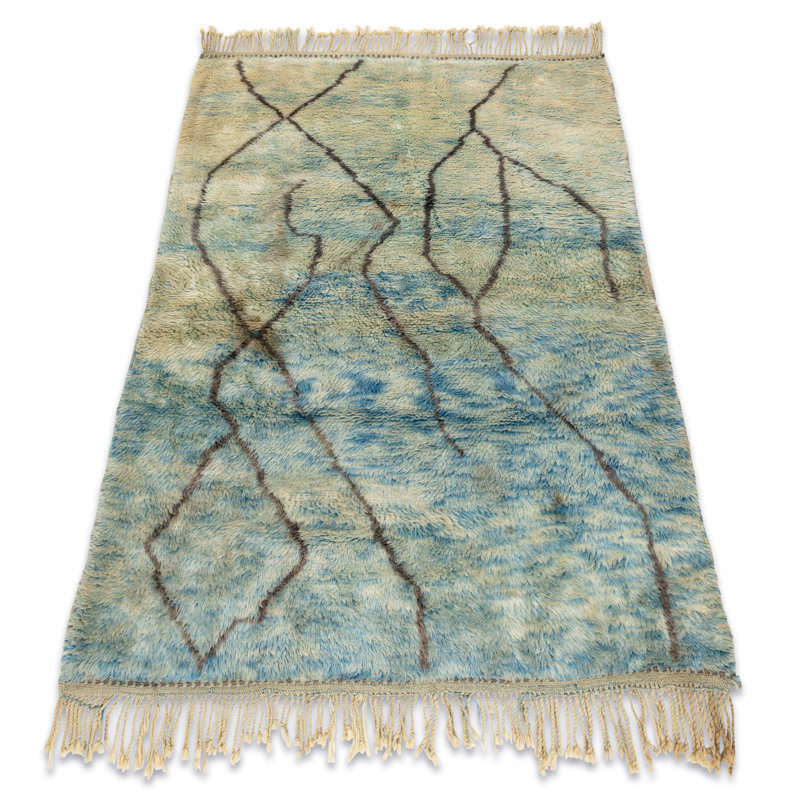 Shynel Moroccan Wool Hand Loomed 120cm X 185cm Area Rug