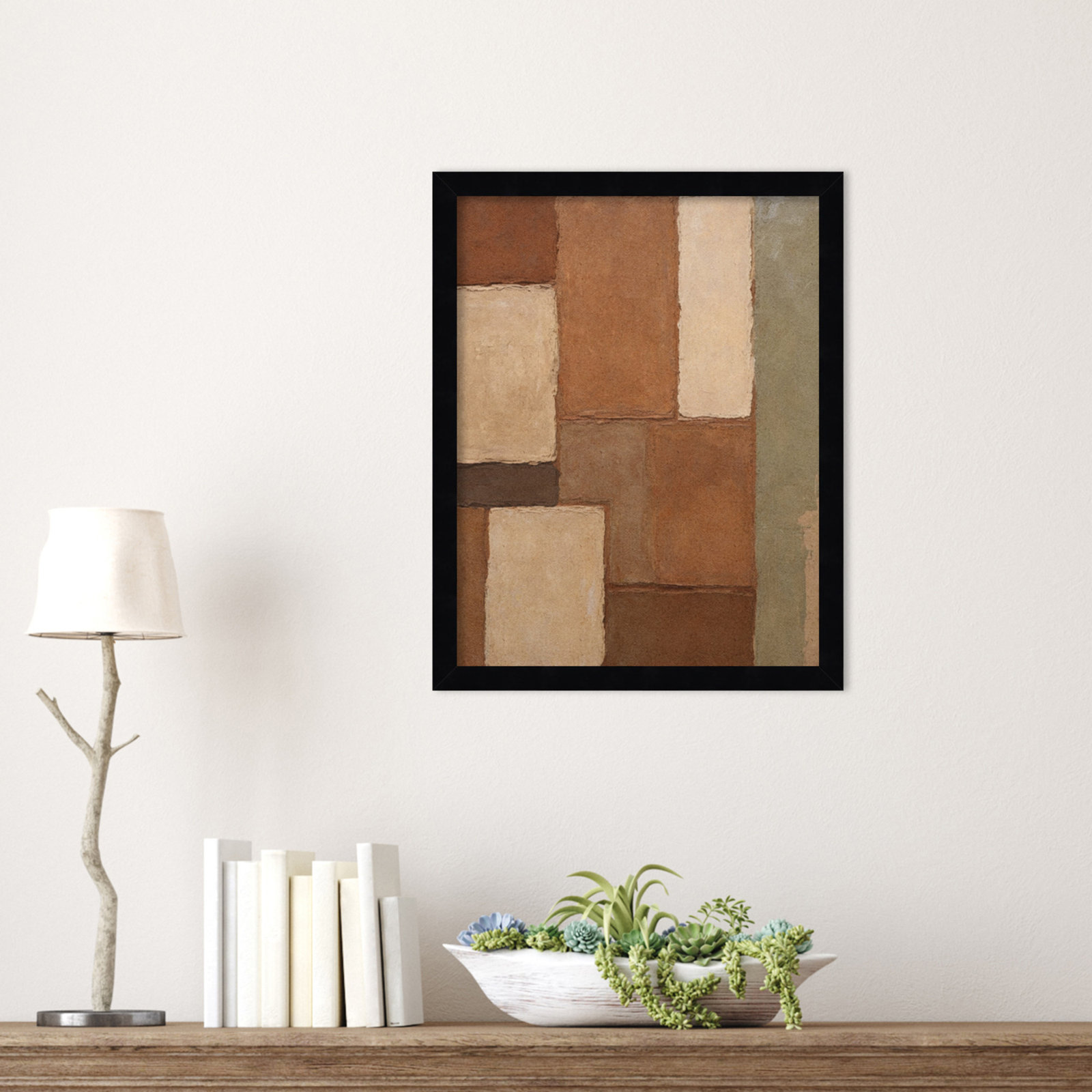 Arcilla Print by Dan Hobday, Black, 17" H x 14" W