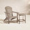 Emory Outdoor Adirondack Chair With Table
