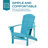 Abilene Outdoor Adirondack Chair,wood-1581144100