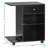 Vinsetto Printer Table Desk, Rolling Cart Stand With Wheels And Adjustable Shelf