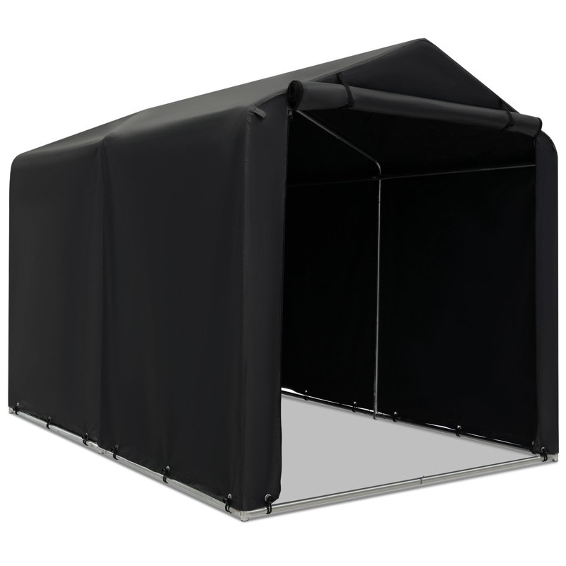 Garden Storage Shed, Waterproof Bike Motorcycle Tent, Black