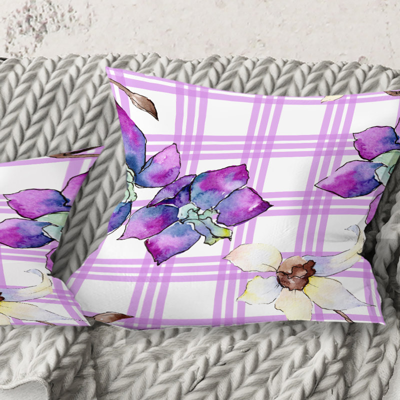 Coussin Floral, 16 po x 1 po