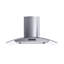 Hotte murale convertible 36 pouces 400 CFM en acier inoxydable