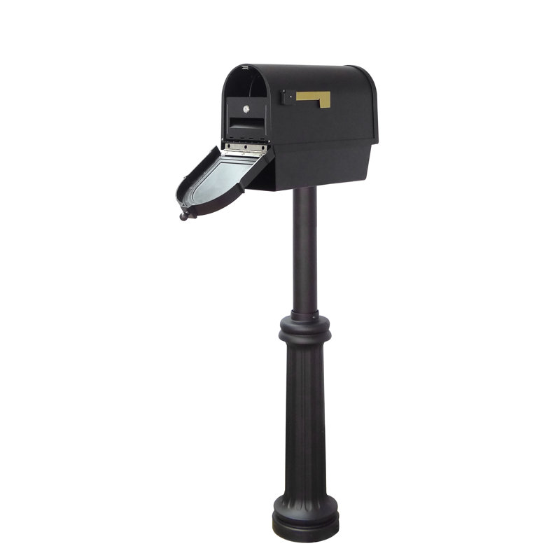 Berkshire Aluminum Post Mounted Post box