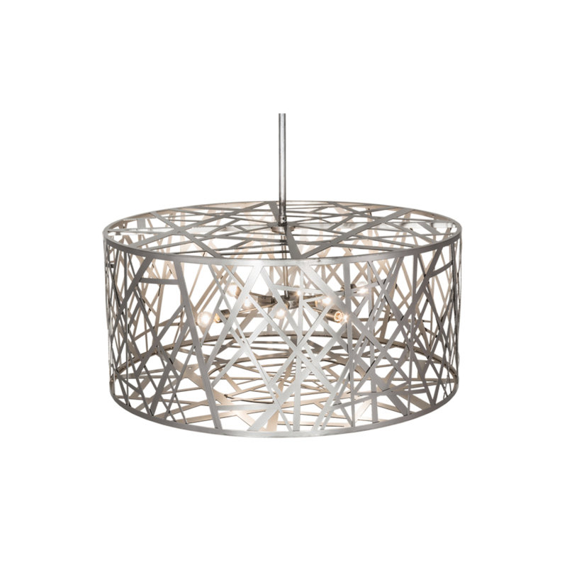 Bird's Nest 8 - Light Drum Chandelier