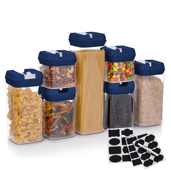 8 Cups/ 63 Oz 4 Piece (2 containers + 2 Lids) Large Glass Storage/ Baking  Containers with Locking Lids . Ideal for Storing food, vegetables or  fruits.