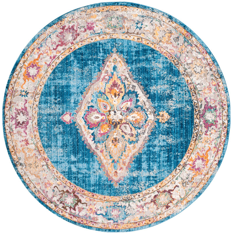 Saniveieri Bristol Performance Oriental Rug, Round 7'