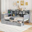 Lit de jour simple en bois avec 3 tiroirs, ports USB et bureau-1345360830-1345360828