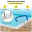 Rampe de piscine, garde-corps pour piscine creusée