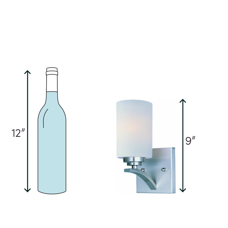 Paulina Armed Sconce, Satin Nickel