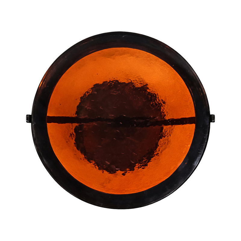 Kent Orange Casted Glass Drink Tablee