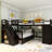 Imelida Solid Wood L-Shaped Bunk Beds with 3 Drawers and Wardrobe by Harriet Bee-127266874
