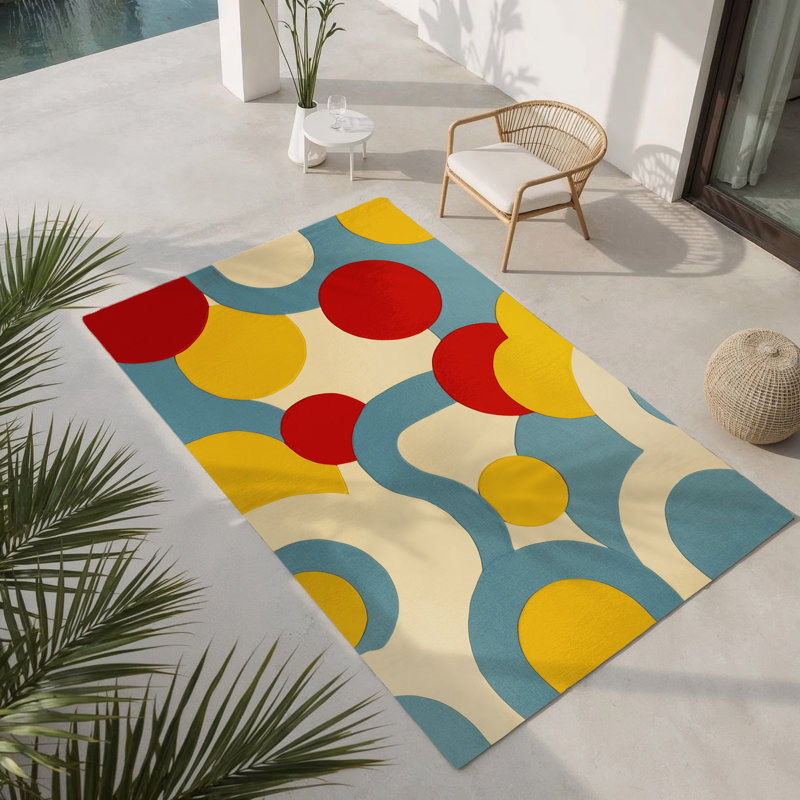 Tapis intérieur et extérieur Witty Bounce, Rectangulaire 3 pi x 5 pi