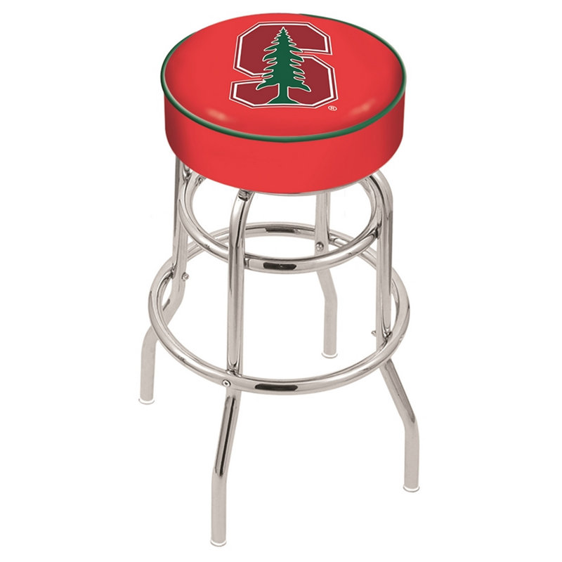 NCAA Swivel Bar & Counter Stool, Counter Stool (25" Seat Height), Stanford