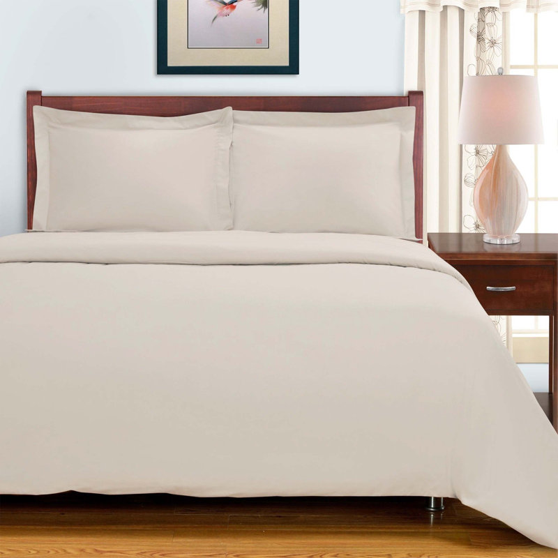 Classic 700 Thread Count Certified Certified Egyptian Cotton Sateen Duvet Cover Set, Light Blue