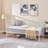 Korecky Steel Daybed with Trundle Bed-1233089411
