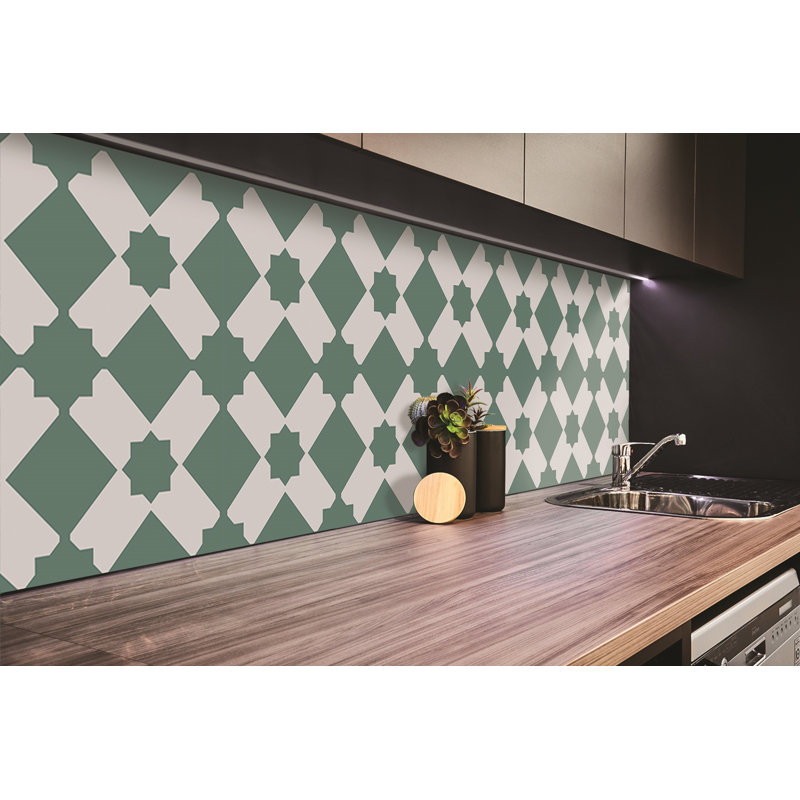 Self Adhesive Vinyl Splashback 39,37x19,68 Inch Wall Tiles Wall Stickers Tile Peel and Stick Sticker