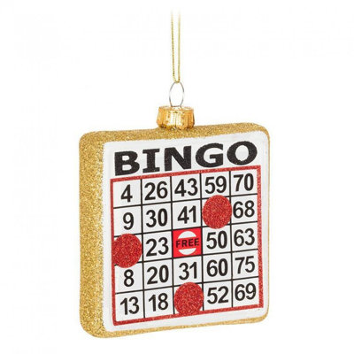 Bingo Card Ornament