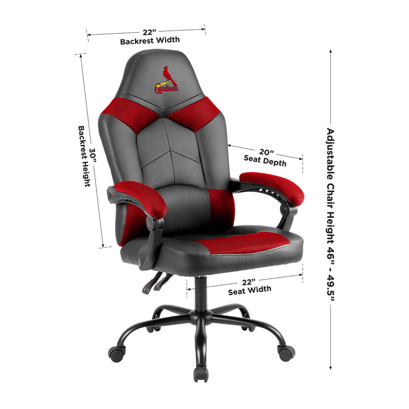 Executive Chair with Headrest, MLB St Louis Cardinals