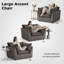 Fauteuil d'appoint rembourré de 44,49 po Heffernan-620952847