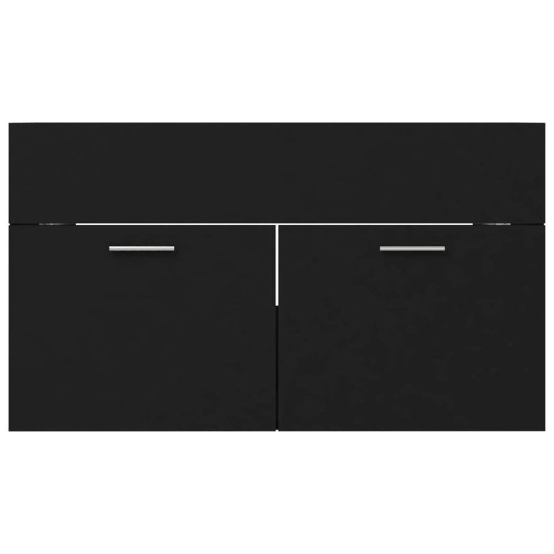 Elionor 80cm Bathroom Vanity Base Only, Black