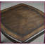 Table basse réversible en placage de bois brun Diletta