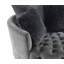 Chaise ronde pivotante capitonnée de style transitionnel avec coussins de dossier épars et rotation à 360 degrés pour une assise confortable-949961138