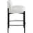 Brixen Upholstered Counter Stool with Metal Frame-537909005