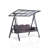 3-seat Large Porch Swing with Stand with Adjustable PVC Canopy and Cushions and Pillow Included-87500009