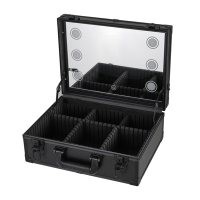 Candra Plastic 6 Compartment Makeup Organiser