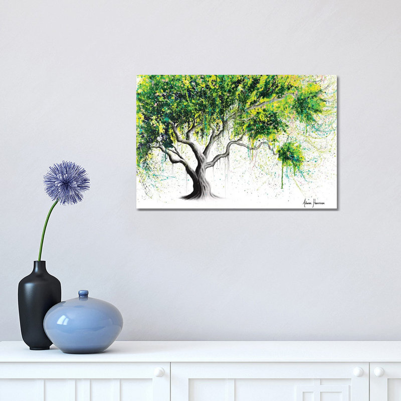 Funky Fig Tree by Ashvin Harrison - Print on Canvas, 30.48 cm H x 45.72 cm W, Wrapped Canvas