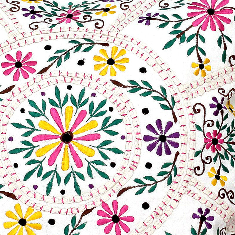  Housse de coussin en coton Floral