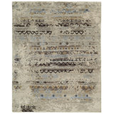 Etien Hand Knotted Geometric Area Rug