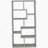7-Shelf Bookshelf, Bookcase With Open Compartments