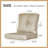 Outdoor 4'' Seat / Back Cushion-1525633214