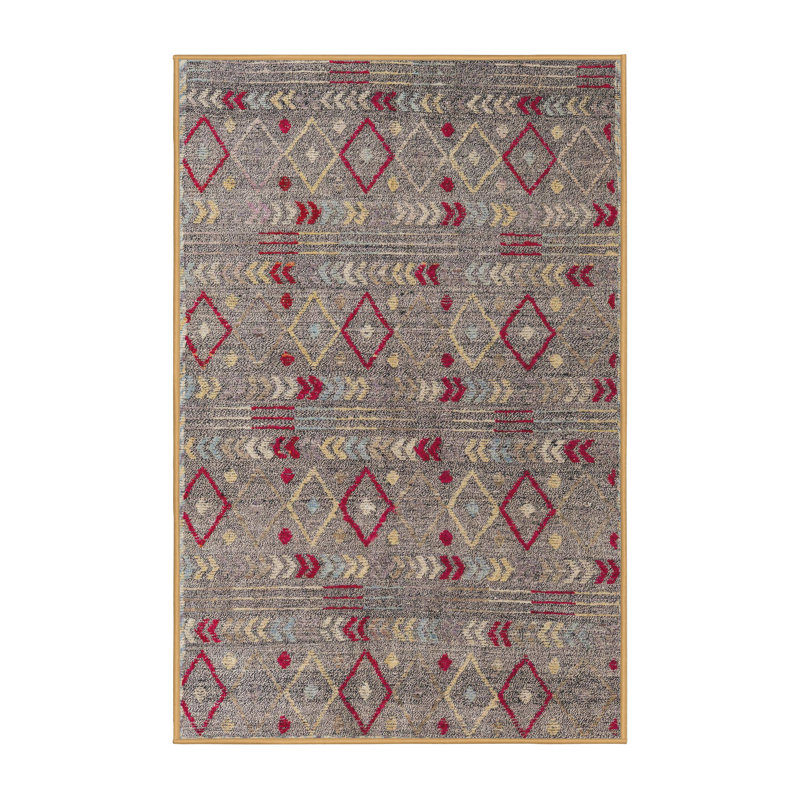 Tapis abstrait moderne 5073, Rectangle 7 pi x 9 pi