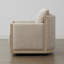 Fauteuil d'appoint pivotant rembourré Zenda-668228805-668228806