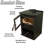 Comfort Glow Lancaster II Wood Burning Stove, Heats Up To 2,500 Sq Ft - CGWS2500