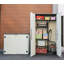 Armoire de rangement verticale en résine à double porte avec plancher Decksplore 490 gallons-101674919