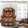 Latitude Run Lay Flat Dual Motor Power Lift Recliner Chair with Vibrating Massage and Heating, Infinite Position, 2 Remote Control, and Side Pockets, USB Ports, Faux Leather