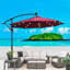 Parasol d'extérieur à énergie solaire à DEL-1117003493