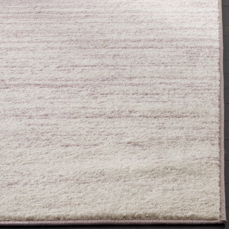 Tapis crème ombre et mauve Bethlyn, Carré 8 pi