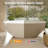 65" Freestanding Stone Resin Bathtub, Glossy White, Spa - Like Experience, Easy Maintenance And Hygiene Solid Surface Soaking Large Capacity Soaking, Comfortable Back Resting Design