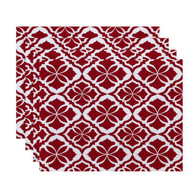 Selina Polyester Floral Rectangle Placemat
