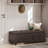 Hamilton 48"W Upholstered Vegan Leather Transitional Rectangular Lift-Up Storage Ottoman Bench with Nailhead Trim-462481579