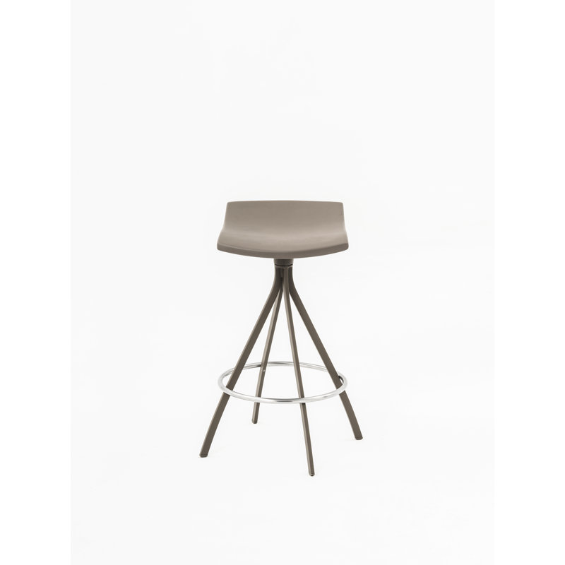 Gimlet Swivel Counter Stool, Beige Grey