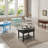 Coastal Solid Wood Oval Coffee Table-1617759630