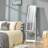 Floor Standing Jewelry Cabinet With LED Light, Lockable Jewelry Organizer With Full-Length Mirror, And 4 Adjustable Angles-258879632