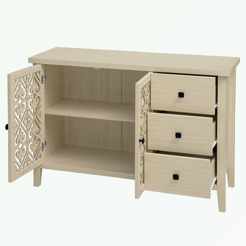 Armoire avec 2 portes et 3 tiroirs